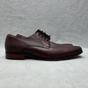 Florsheim Derby Dress Shoes Mens Size 13 Red‎ Leather Square Toe 11696-601